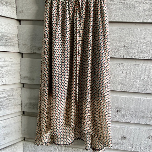 Sheer & Flowy Yellow Floral Summer Dress - Picture 9 of 11